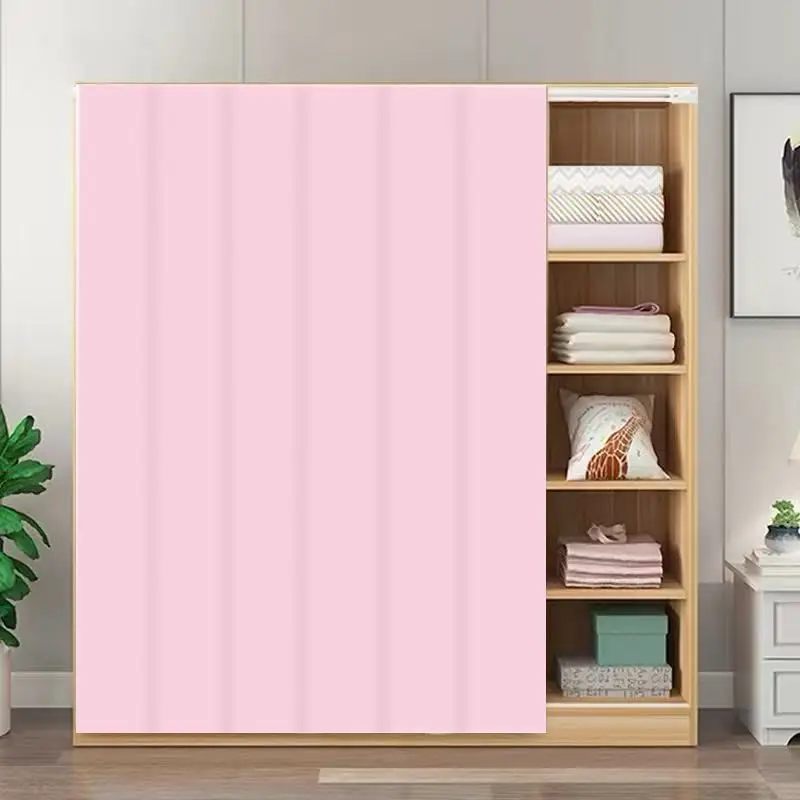 VIKAMA Simple Solid Color Noren Door Curtain Japanese Style Minimalist Wardrobe Closet Organizer Partition Room Divider