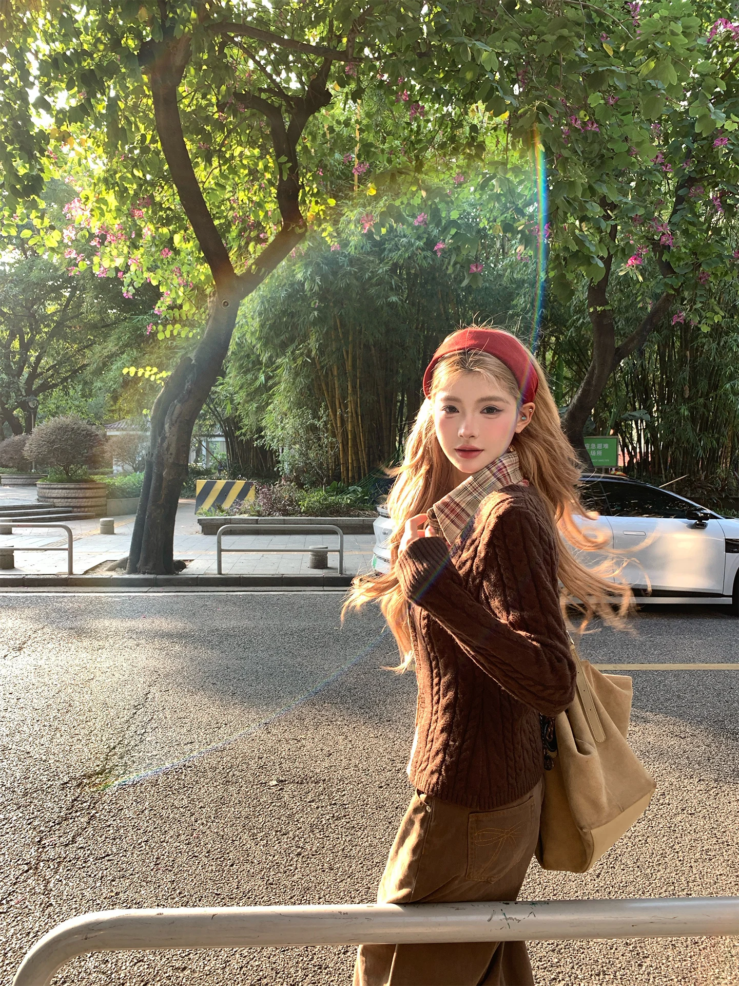 

Женский вязаный свитер кофейного цвета с эффектом двухслойности, зимний, модный, для повседневной носки, прямой крой, длинный рукав