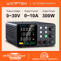 WANPTEK Lab Power Supply 30V 10A 5A Lab Power Supply with 3 Memory and Lockout Keys, Adjustable Power Supply, Preset Current