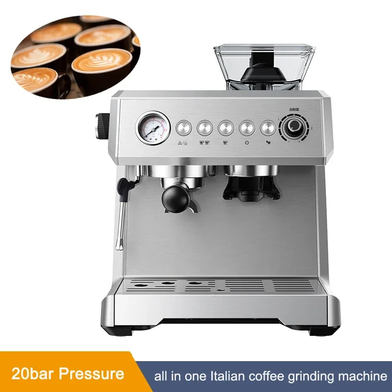 Portable Italian Electric Coffee Makers Office Business Coffee Machine Series With Milk Frother to Make Coffee Espresso