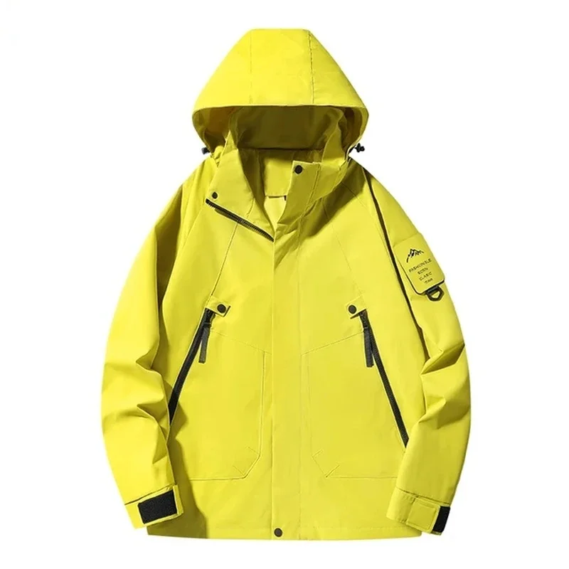 Women's Men's Waterproof Jacket Climbing Hiking Camping Trekking Windbreaker Unisex Outdoor Windproof Rain Coat Antifouling