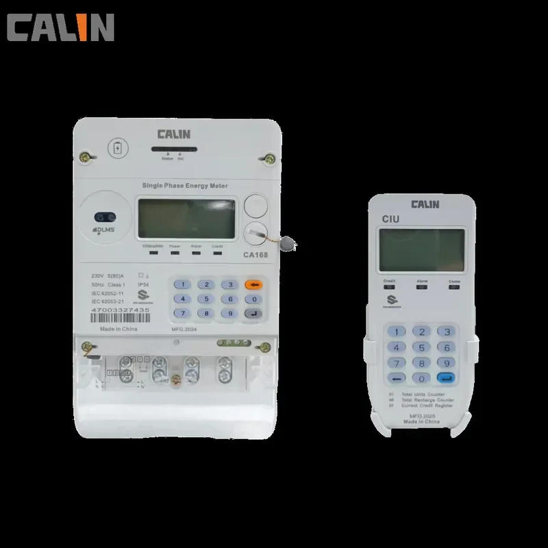 Prepaid Dual-source Smart Single-phase Keyboard Meter, Certified With DLMS, STS, And NEMSA.