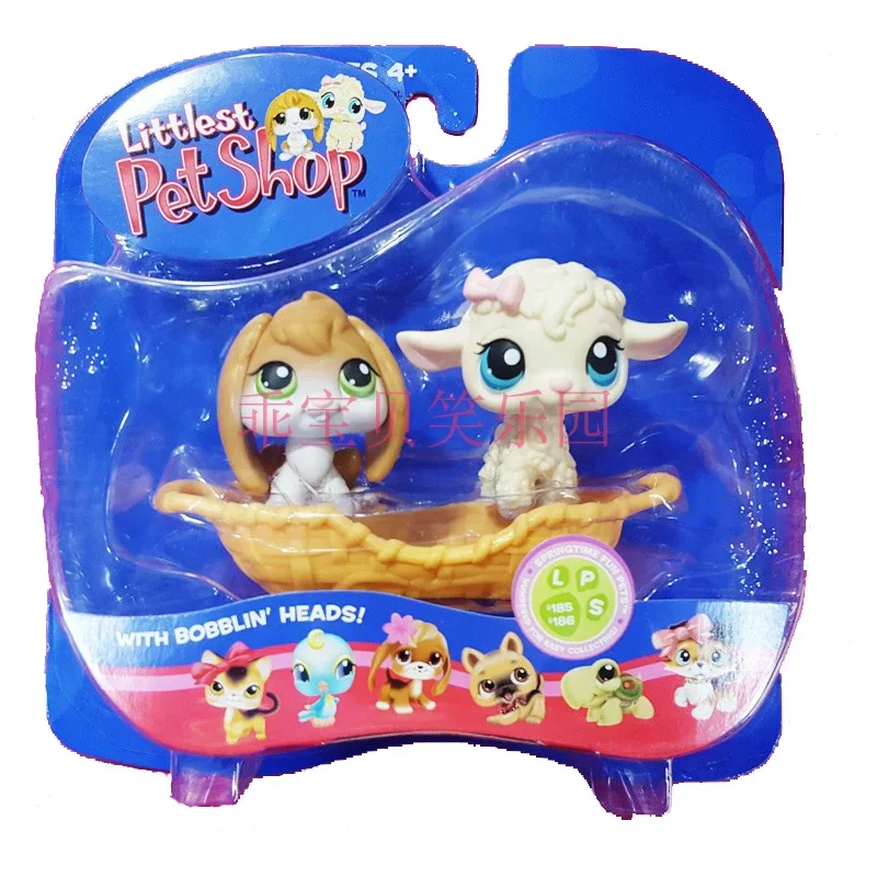 Hasbro Littlest Pet Shop Bobbling หัวตุ๊กตาสัตว์เลี้ยงสัตว์บ้านตุ๊กตาตุ๊กตาขยับแขนขาได้ของเล่นเด็ก Chrostmas ของขวัญ