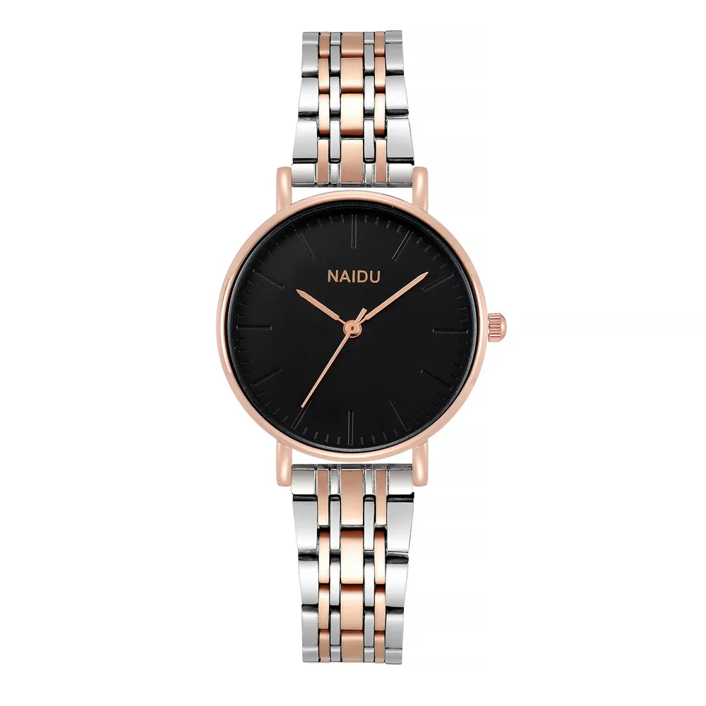 fashion luxury simple steel band quartz women dress watch