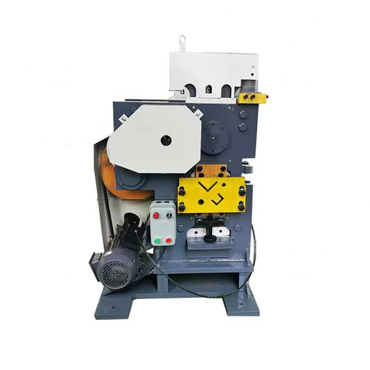 

Full-automatic Flat Iron Round Steel Joint Punching And Shearing Machine Hole Cutting Angle Cutting Off Integrated Machine