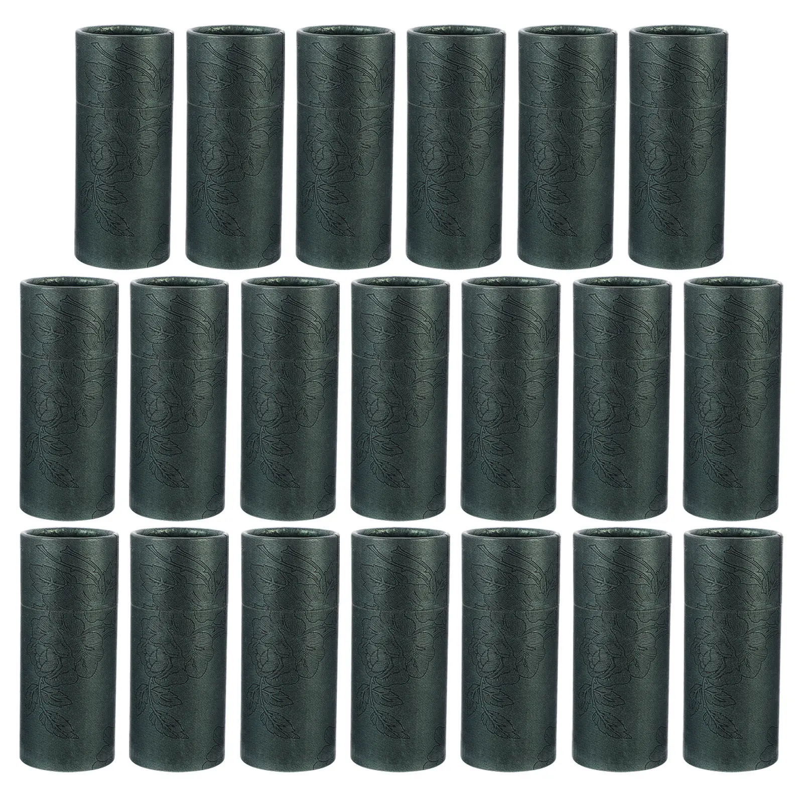 

20 шт. коробок для хранения флаконов с эфирными маслами, цилиндрические коробки из коричневой бумаги, подарочные бумажные коробки для флаконов с эфирными маслами