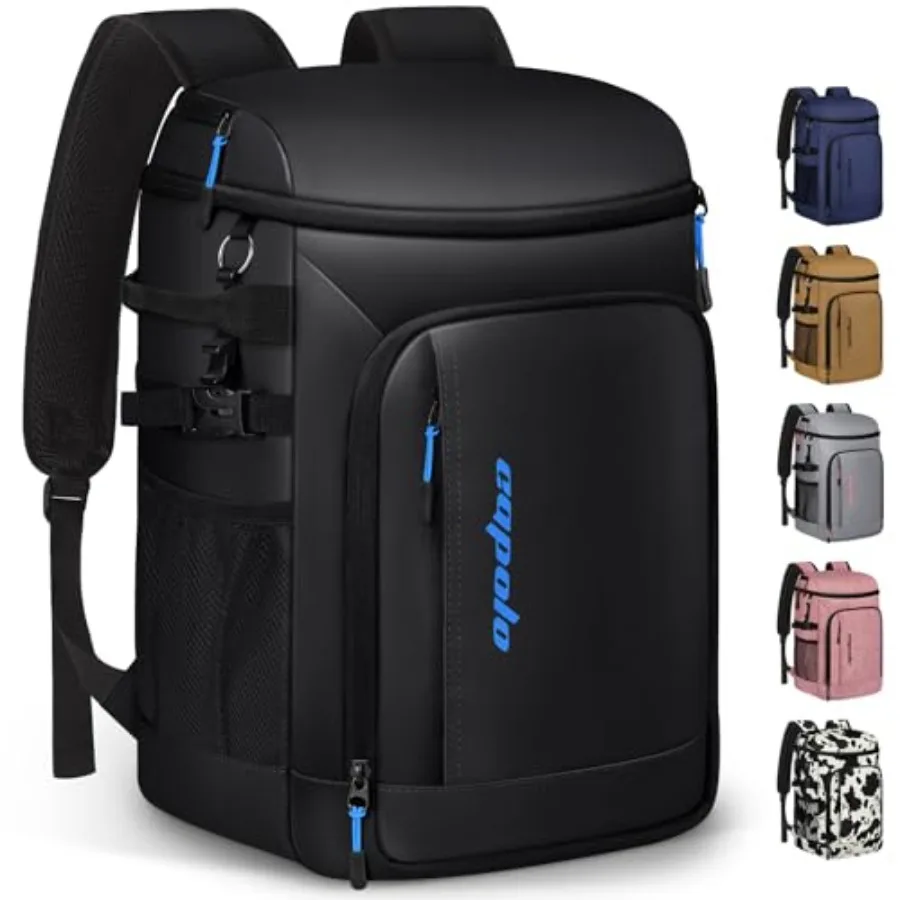 

Cooler Backpack Insulated Waterproof for Women Men, / Lunch Backpack Coolers Leak Proof Soft Cooler Bag Ice Chest for Camping B