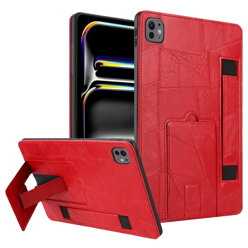 Flip Case for IPad Pro 11 2025 Luxury PU Leather Stand Tablet Case for Ipad Pro 13 2025 Bracket Flip Cover for IPAD Air13 2026
