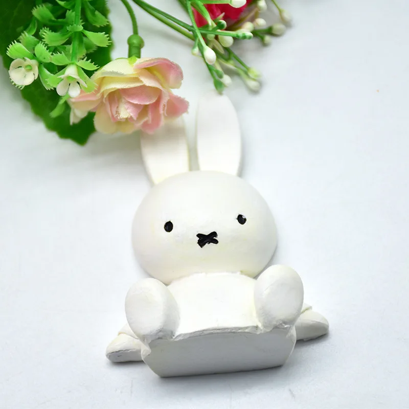 Kawaii Cartoon Miffy Big Size Silicone Mould DIY Handmade Baking Tool for Candy Cake Plaster Clay Kitchenware Gift for Friends
