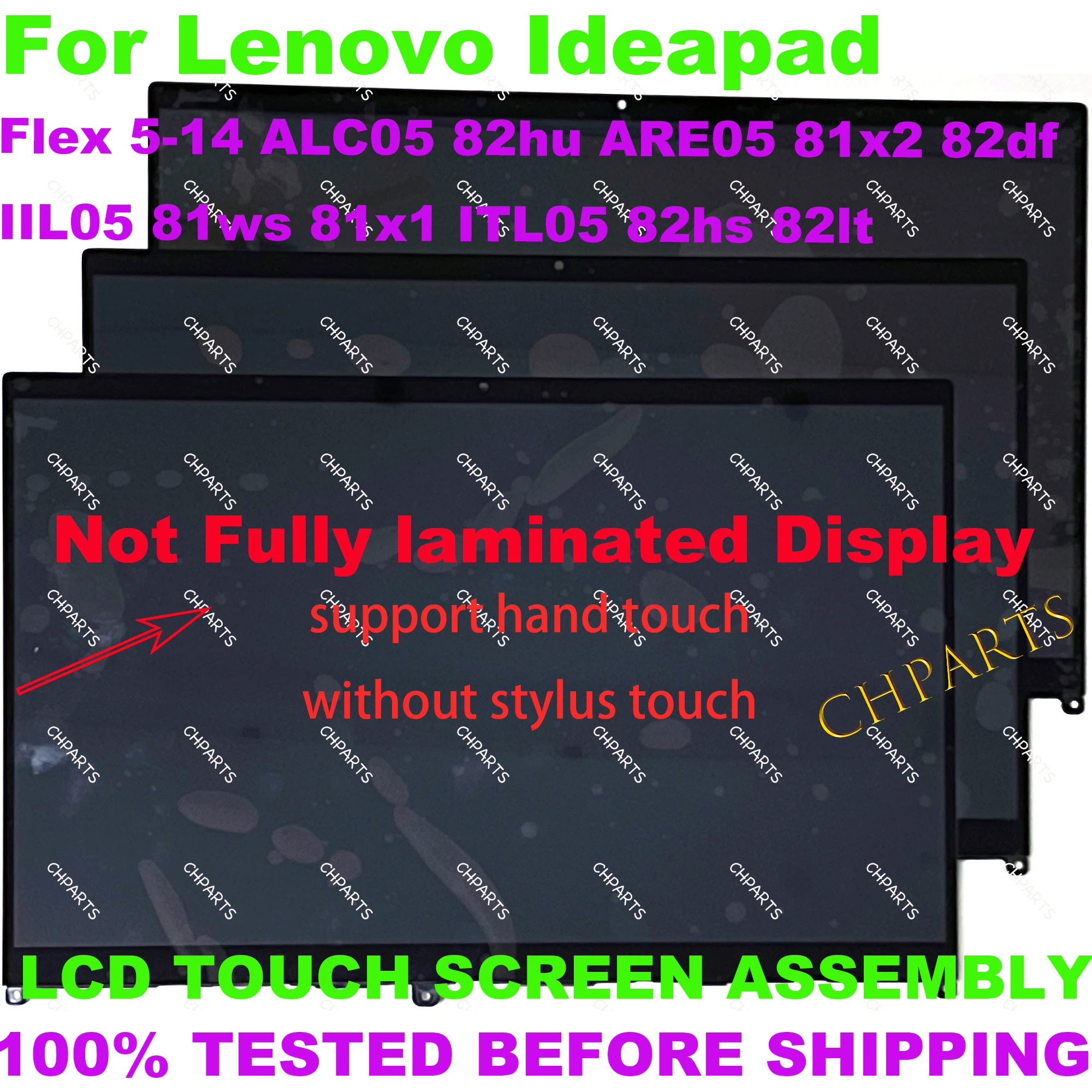 Panel de pantalla LCD Original, montaje táctil para Lenovo Ideapad Flex 5-14IIL05 81X1 81WS 5-14ARE05 81X2 82DF ITL05 ALC05