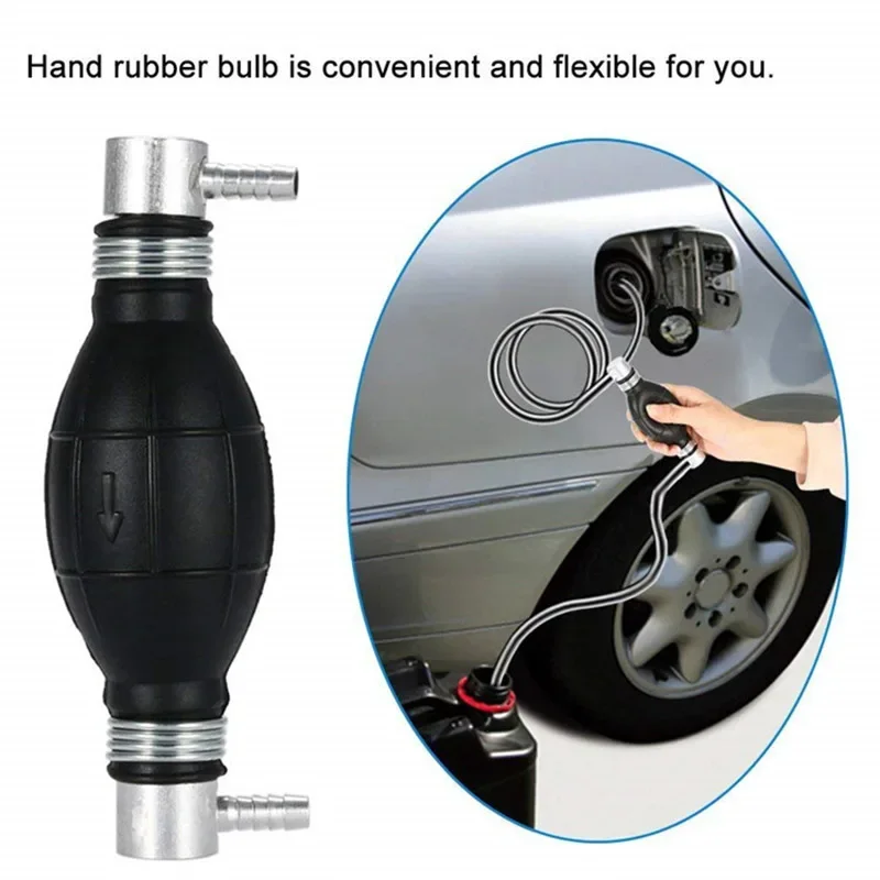 Oil Pump Check Valve Hand Fuel Pump For Motorcycle Car Marine Outboard 6/8/10/12mm NBR Rubber One-way Hand
