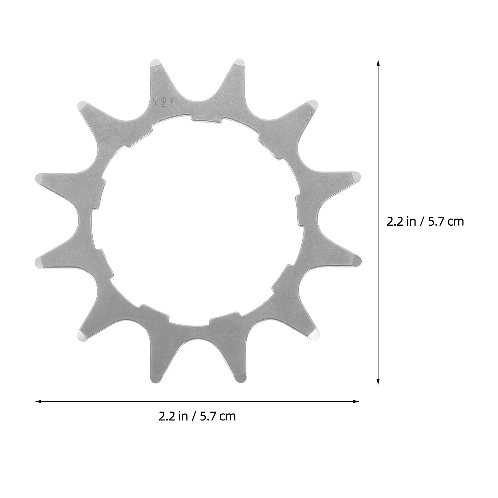 

Fixed Gear Hub 12 Teeth Stainless Steel Flywheel Replacement Bike Repair Freewheel Supply Metal Cassette Parts