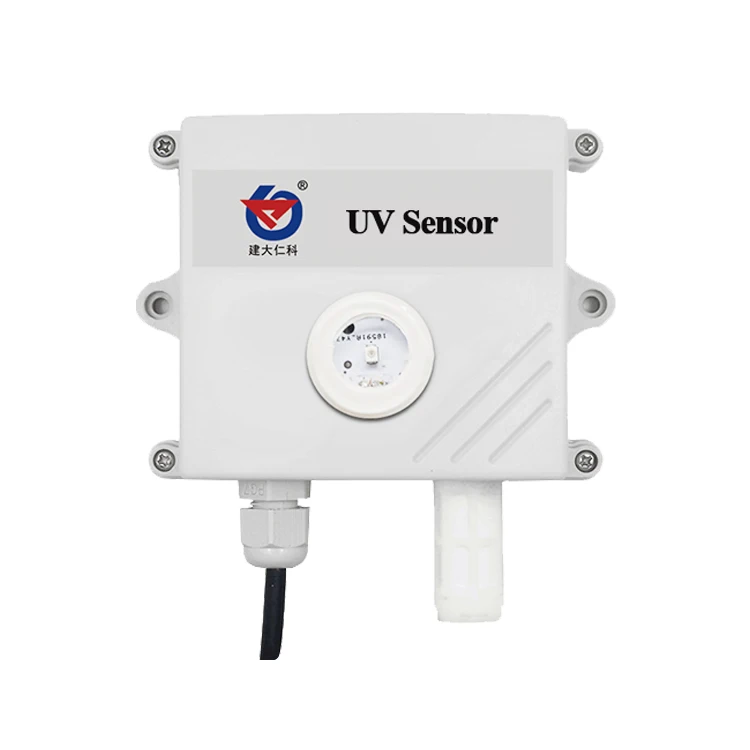 

Wall Mount Ultraviolet Rays Sensor 4-20mA 0-5V 0-10V RS485 UV Light Intensity Meter Solar UV Sensor