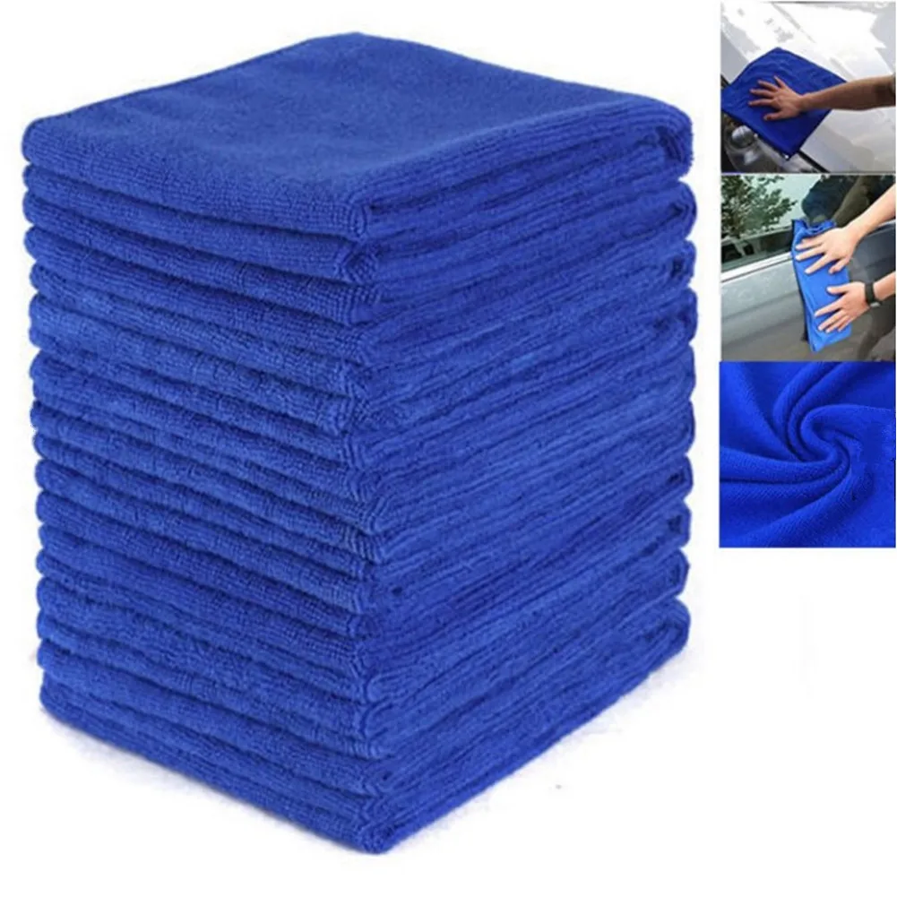 1 pz asciugamani in microfibra autolavaggio asciugamano panno di asciugatura panni per la pulizia della casa dettagli Auto panno di lucidatura lavaggio pulito per la casa
