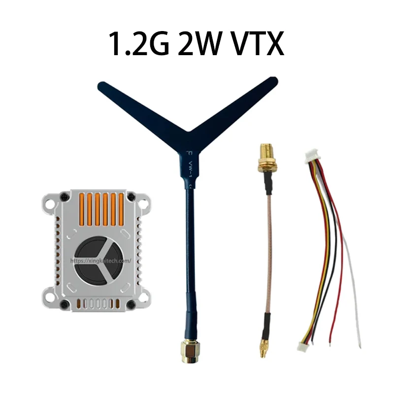 1.2G 1.2 جيجا هرتز 1 واط 1.6 واط 2 واط 25 ميجا واط/2000 ميجا واط VTX وحدة إرسال الفيديو القابلة للتحويل ث/1.2G 8Ch VRX لطائرة سباق طويلة المدى بدون طيار FPV #4