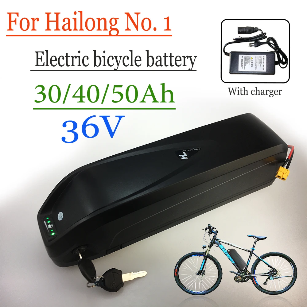 

36V 30/40/50Ah For Hailong No. 1 High capacity newly upgraded BMS battery pack,Long lasting endurance，With charger