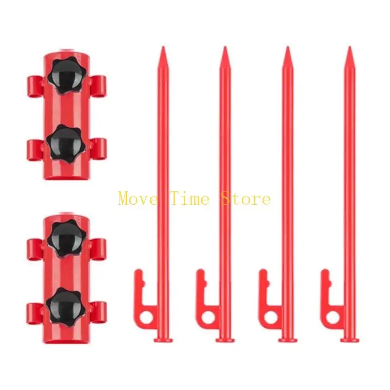 92ME Người giữ lều cắm trại đầy màu sắc Loại nặng Thanh thép Đinh cố định Lều cố định