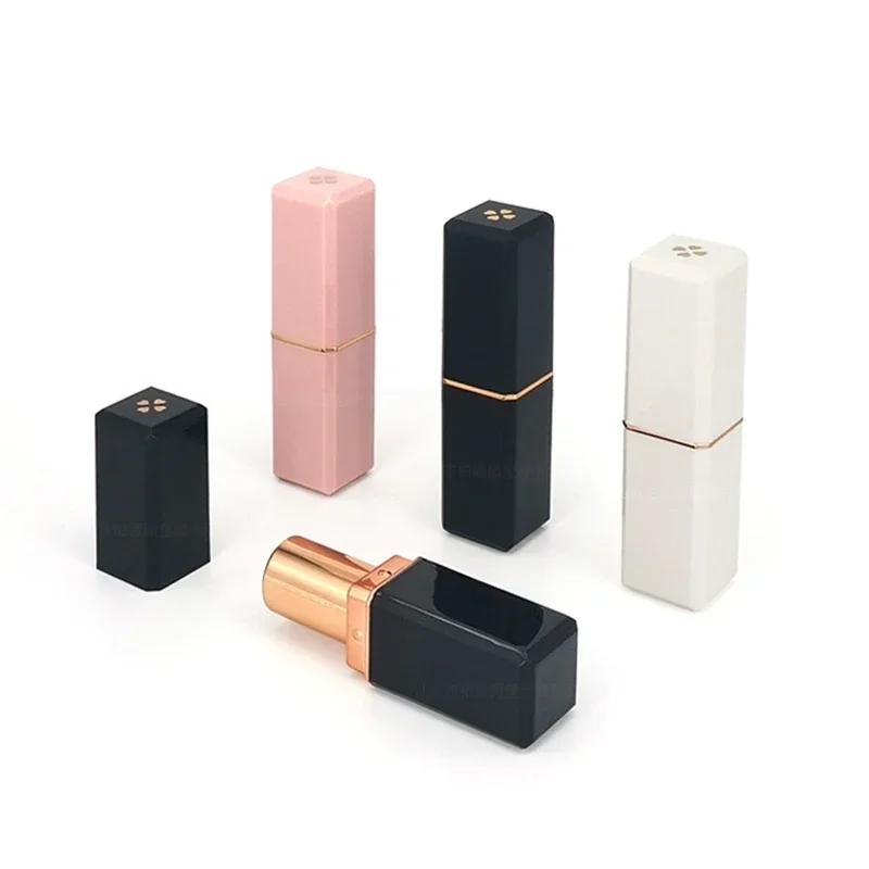 Lipstick Tube 10Pcs 12.1mm Empty Portable Handmade Lipstick Case Travel Accessories Lip Gloss Cosmetic Packing Container