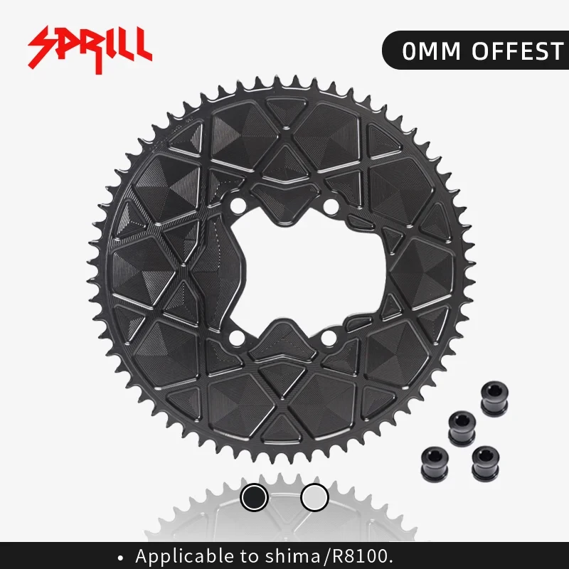 تروس SPRILL المغلقة لراكبي الدراجات TT - سميكة 5 مم، 54T - 66T لـ 8100، ملحقات الدراجة #5