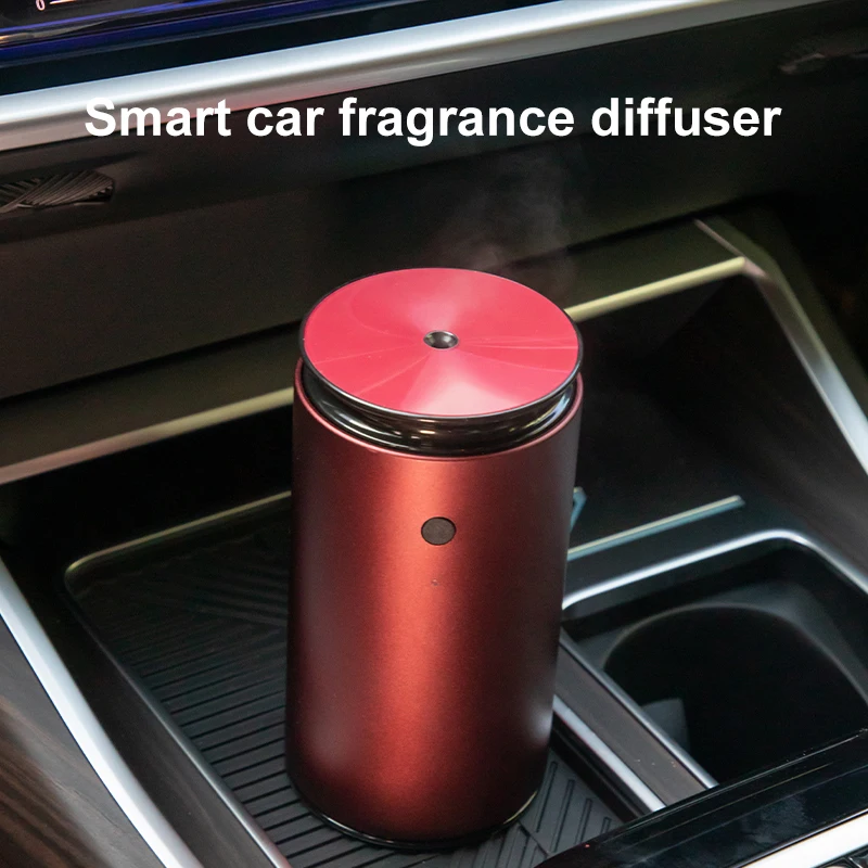 NAMSTE Car Air Freshener Metal Material Aroma Diffuser Free 10ML 6pcs Perfume Fragrance Essential Oils Flavoring USB Charging