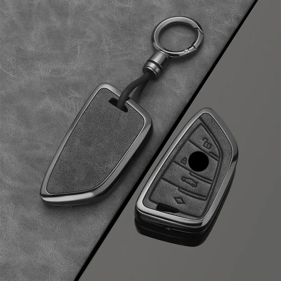 Legierung Auto Schlüssel Fall Abdeckung Shell Fob Für BMW 1 3 5 7 Serie X1 X3 X4 X5 F10 F15 F16 F20 F30 F18 F25 M3 M4 E34 Schlüsselbund