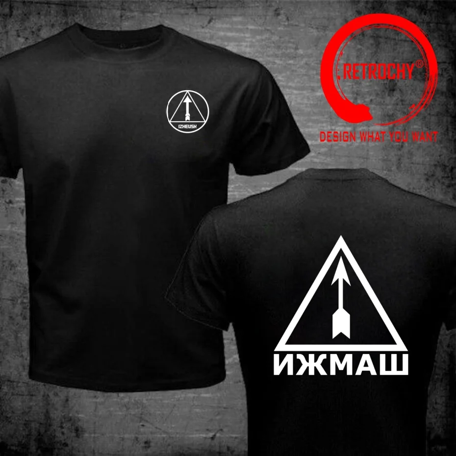 Funny Design Izhmash Industrial Association Izhevsk Russia AK Factory  Shirt Men Fashion Trendy Casual Clothing Stylish Tops Tee
