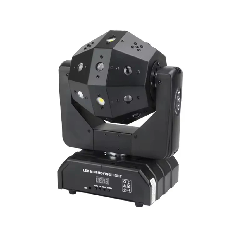Jacmui Waterproof Stage Light Disco Ball 16*3 in 1  LED Beam Strobe Laser Party Light Laser Moving Head  Beam Light