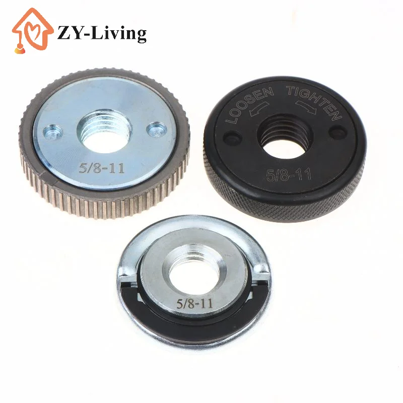 Thread Angle Grinder Self-Locking Pressing Plate Platen Quick Release Flange Nut Clamping Power Chuck Tools Parts