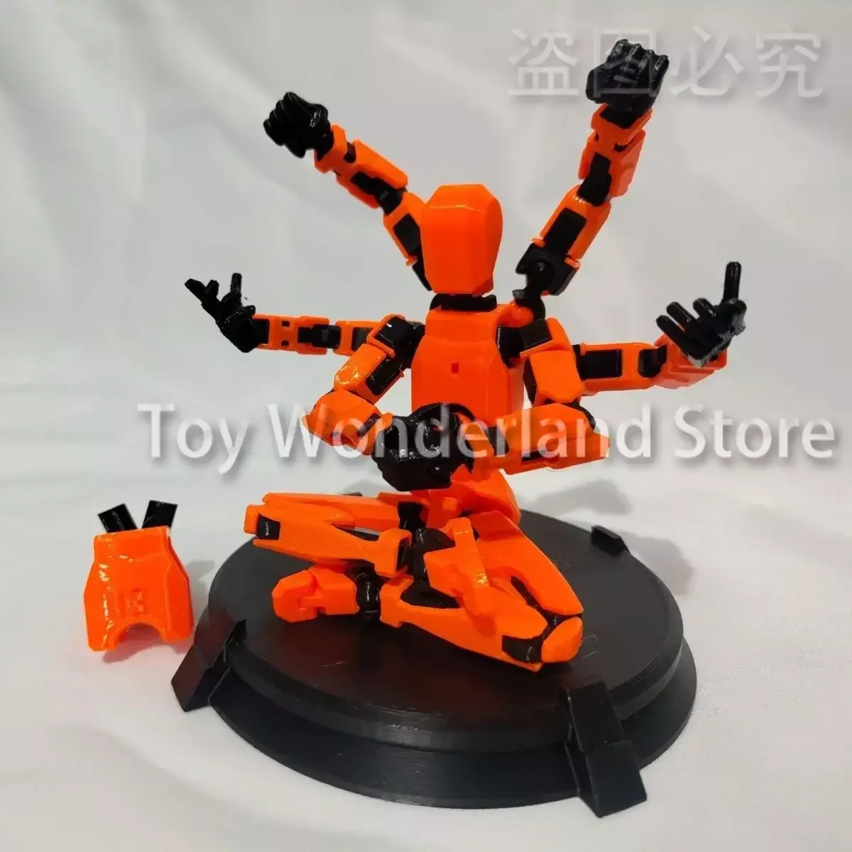 17CM Six Arms 3D Printed Mannequin Multi-Jointed Movable Robot 2.0 Toys Dummy 13 Figures Action Toy for Kids & Adults Game Gifts