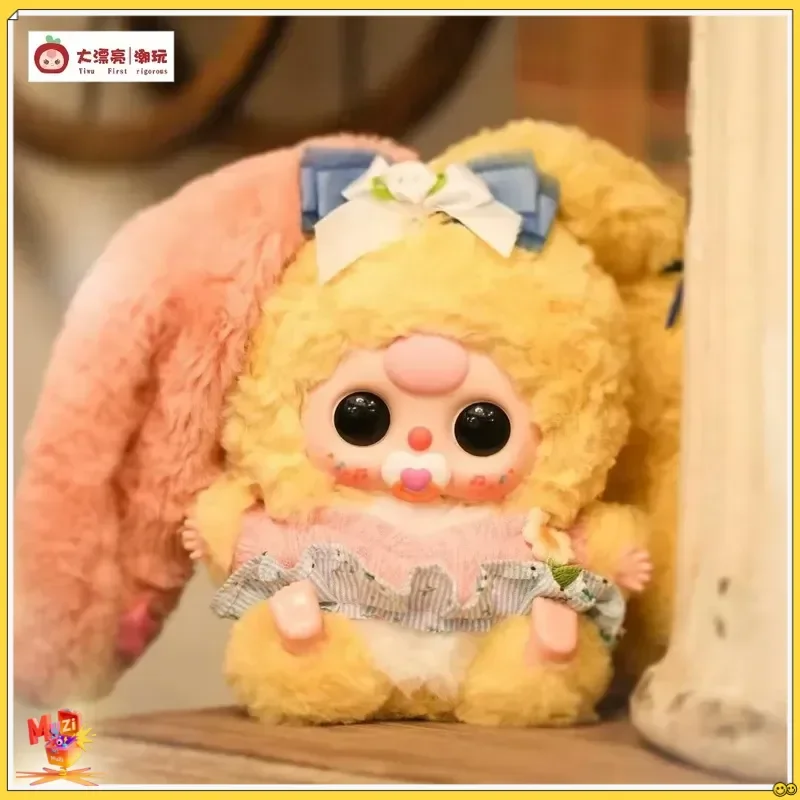 طفل جديد ثلاثة أصيلة زنبق أرنب تاون V4 سلسلة الفينيل الوجه صندوق أعمى العصرية تحصيل الدمى كبيرة الحجم الحلي اللعب