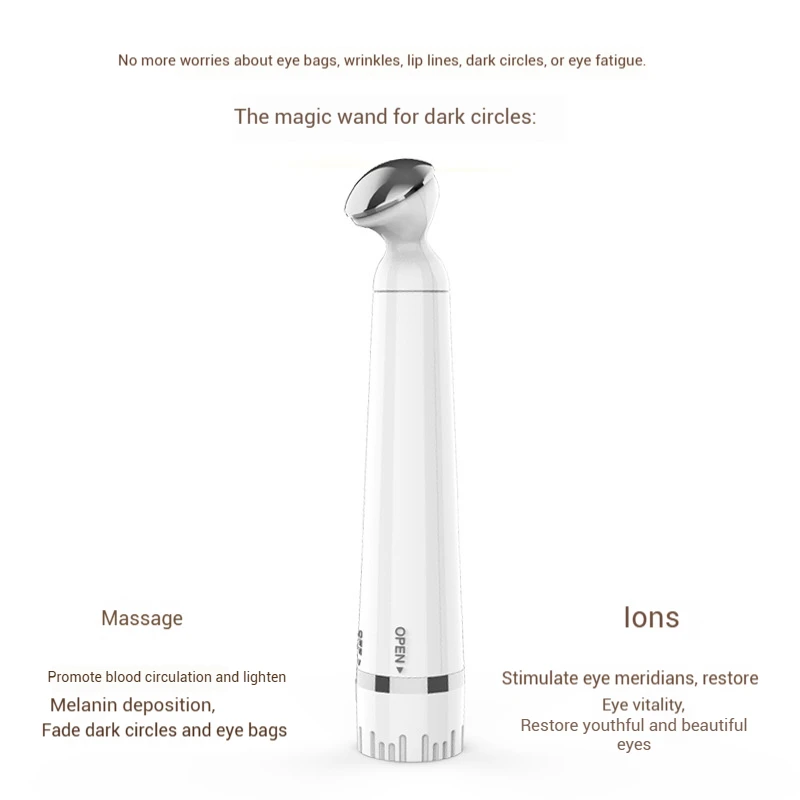 Home micro vibration eye massager, massager introduction device, electric eye beauty device, massage pen beauty device