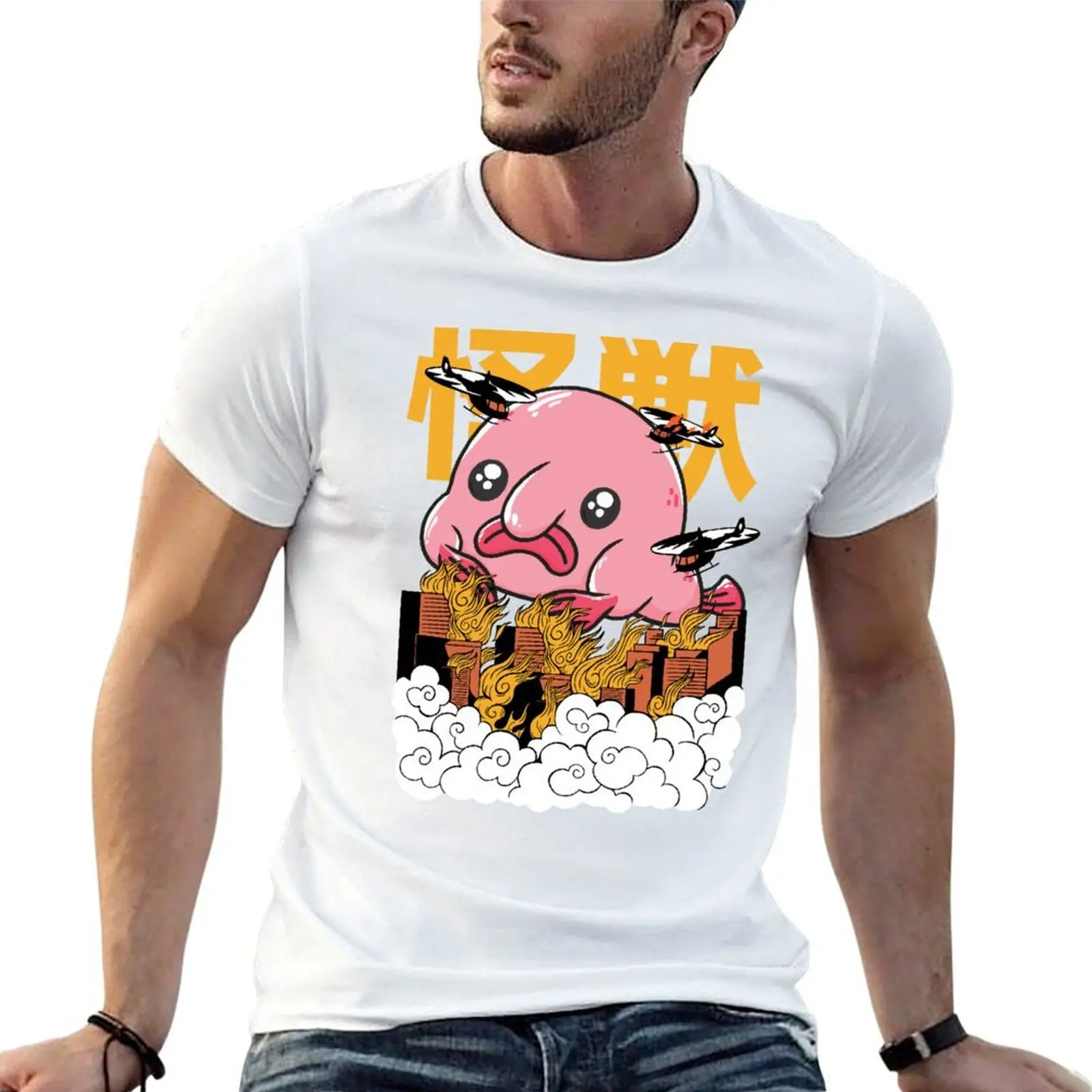 

Blobfish Kawaii Blob Fish Japanese Aesthetic Art T-Shirt t shirt man designer t shirt man luxury T-Shirt