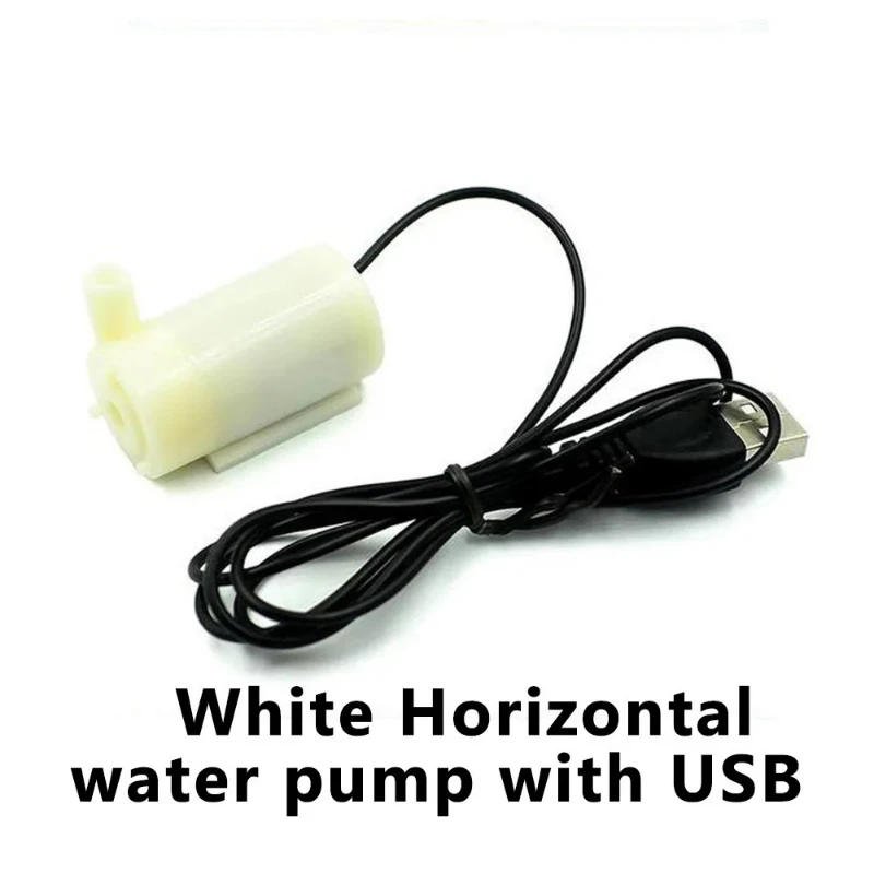 1PCS DC 3V 5V Micro Submersible Motor Pump Silent Portable Submersible Water Pump USB for Fish Tank Fountain Aquarium Garden