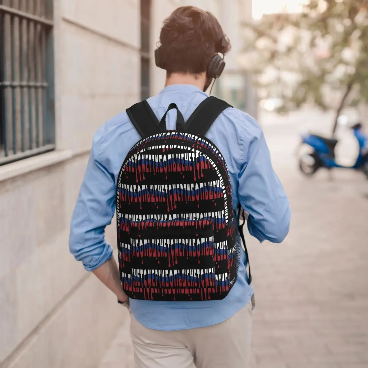 

IC3PEAK Death No More Backpack Student BookBag Kids School Bag Laptop Shoulder Bags for Men Women