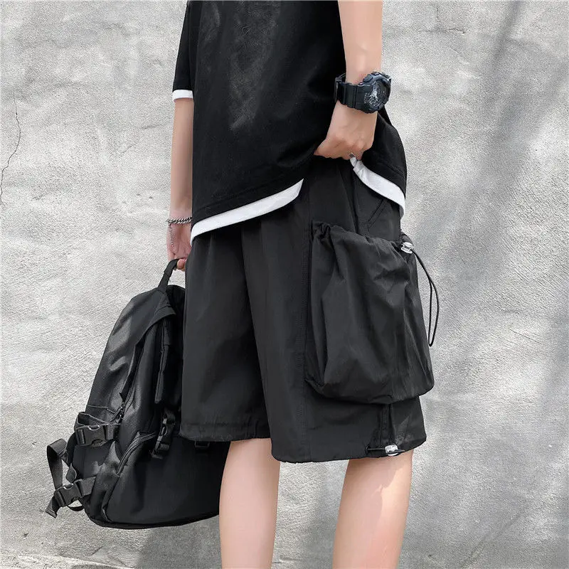 Loose Casual Workwear Men's Shorts Trendy and Versatile Pinch Pants in Summer Thin Style