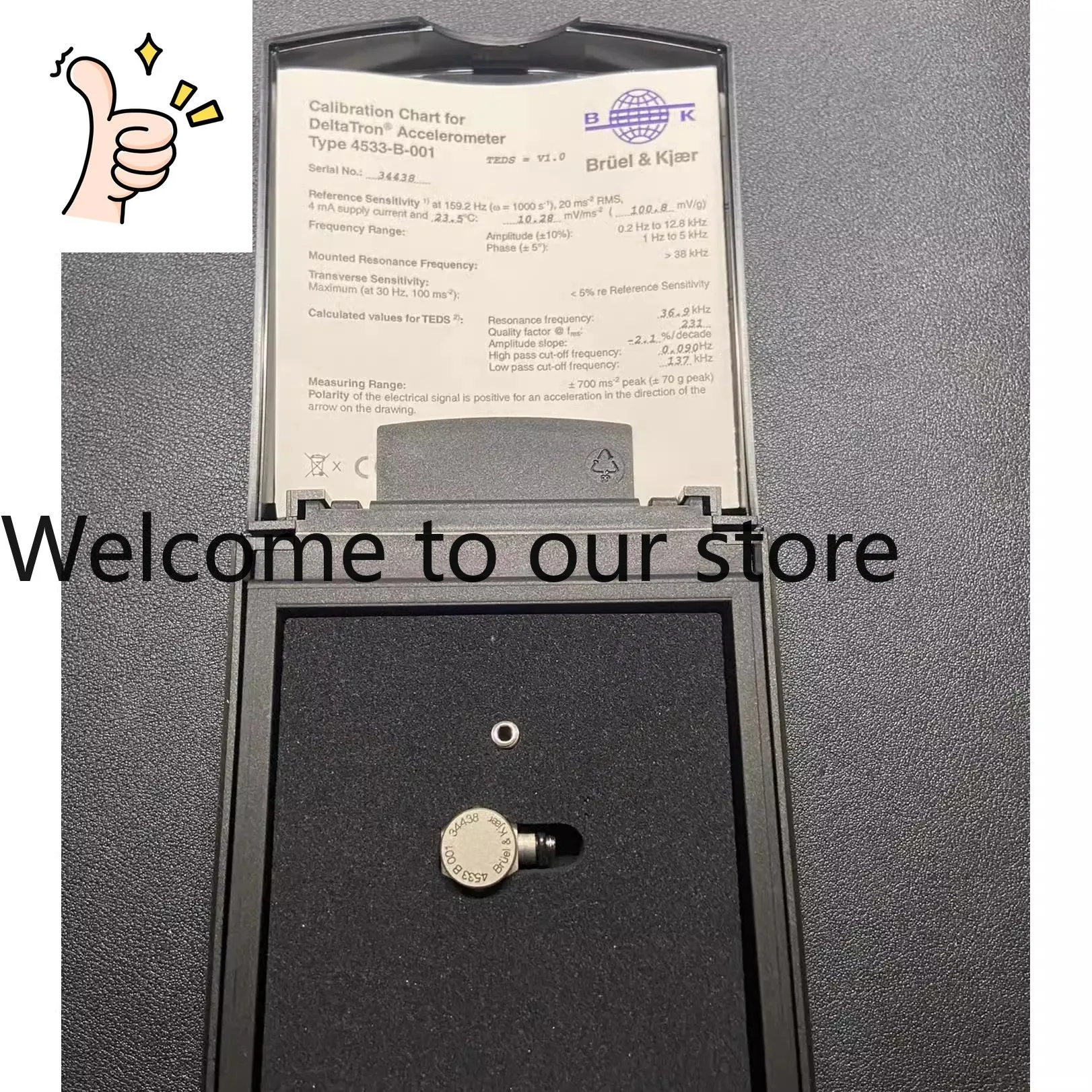 Direct Sale BK Vibration Acceleration Sensor 4533-B-001 New Spot