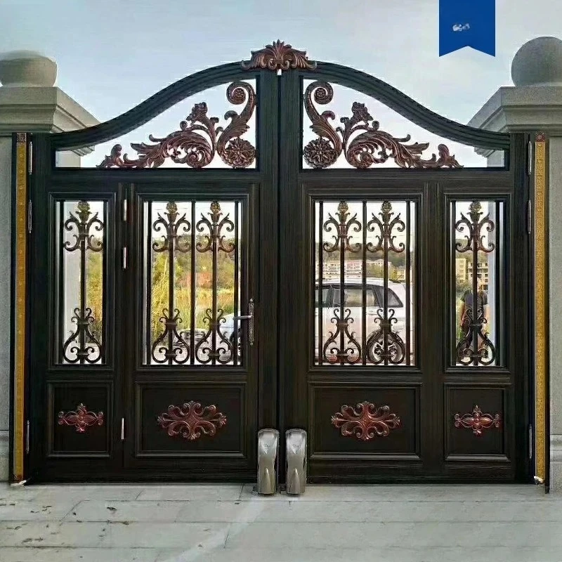 Roller automatic door opener casement electric door closer villa large iron remote control eight-character opener