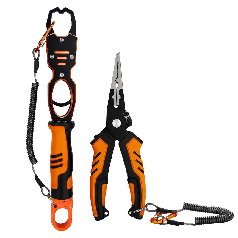 

Многоцелевые рыболовные плоскогубцы Selco для удаления крючков для морской воды, резак для разделенной кольцевой лески