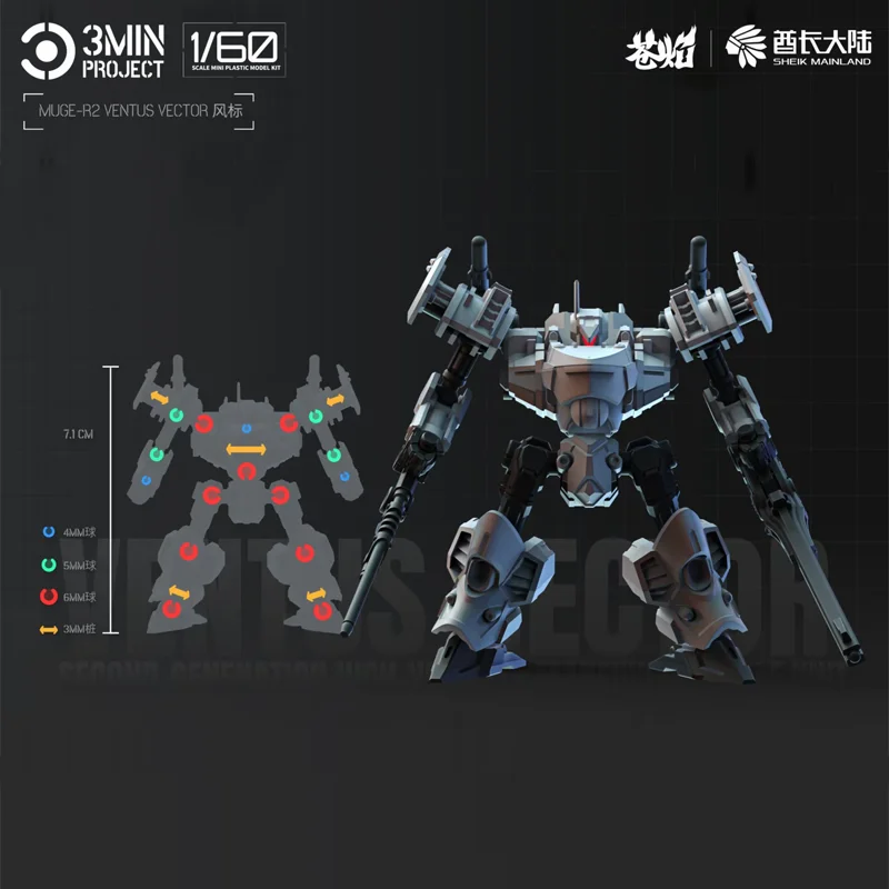 Sheik แผ่นดินใหญ่อะนิเมะหุ่นยนต์โรงรถชุด MUGE-R2 VENTUS เวกเตอร์ประกอบคอลเลกชันเครื่องประดับของเล่นของขวัญที่ดีที่สุดสําหรับผู้ที่ชื่นชอบตุ๊กตา