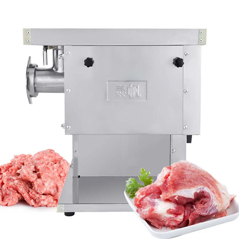 Stainless Steel Meat Cutting Machine For Canteen Butcher Shop Supermarket Catering Multi-function Meat Grinder Meat Slicer