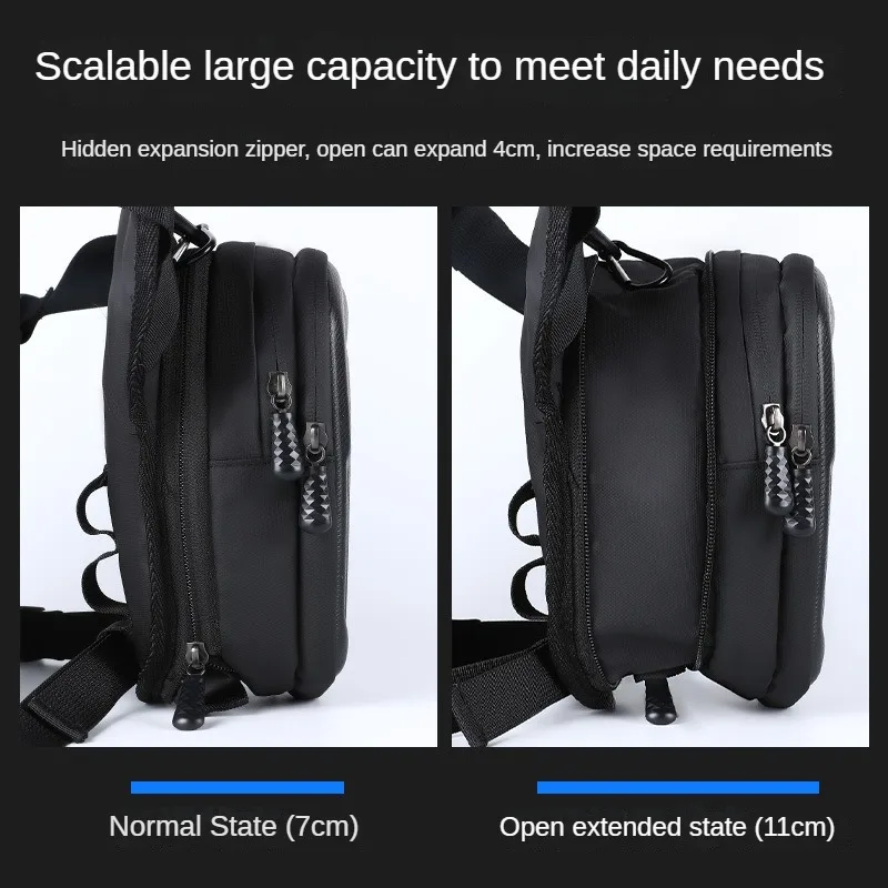 ESLNF-حقيبة جانبية للساق للدراجات النارية ، قشرة صلبة مضادة للماء ، حقائب خصر غير رسمية خارجية ، حقيبة هيب بوم للدراجات النارية ، إيفا