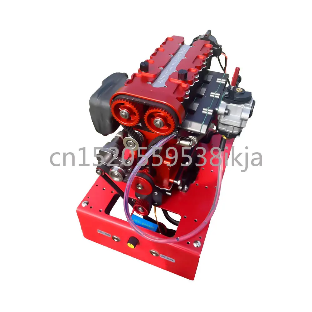 D6S GS-L4 32cc 4-stroke Gas version Engine Model Remote Control Metal Engine Model 12000rpm Toys Gift