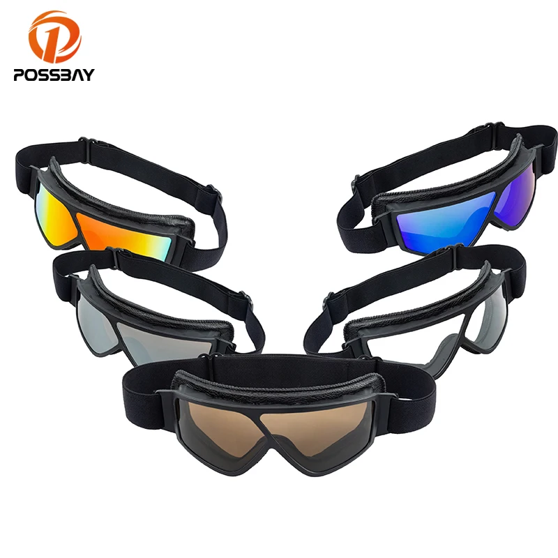 

Motorcycle Glasses Retro Motorcross Goggles Outdoors Sunglasses Dirt Bike Ski Goggles Windproof Dustproof Motorcycle Accessories