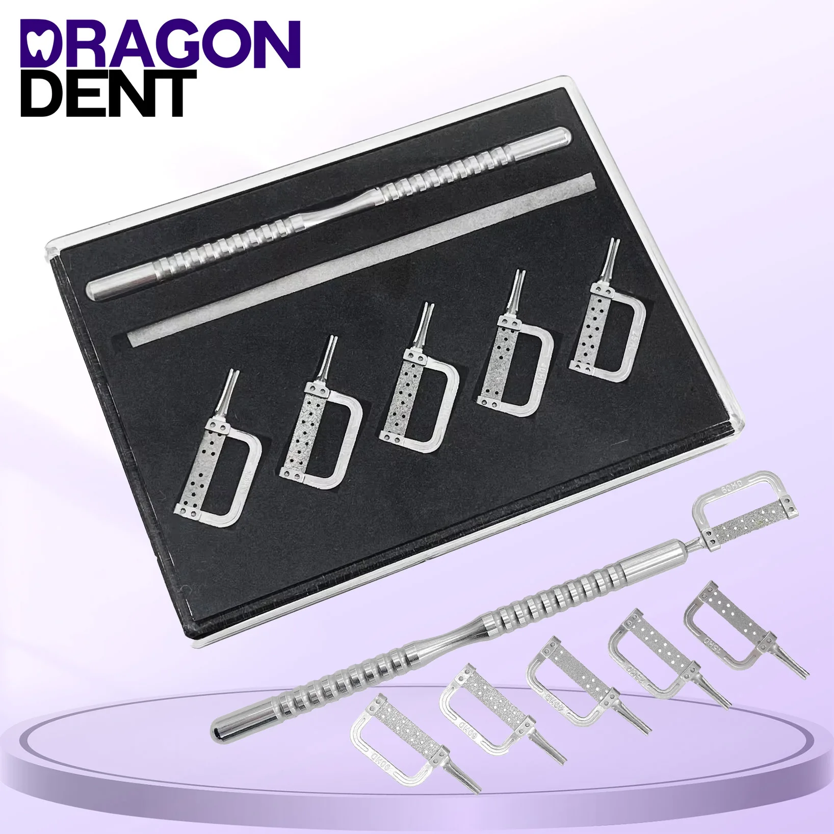 DRAGON DENT-tira automática de reducción de esmalte interproximal, ortodoncia Dental, 15 a 90 HD, Material blanqueador, cuidado bucal