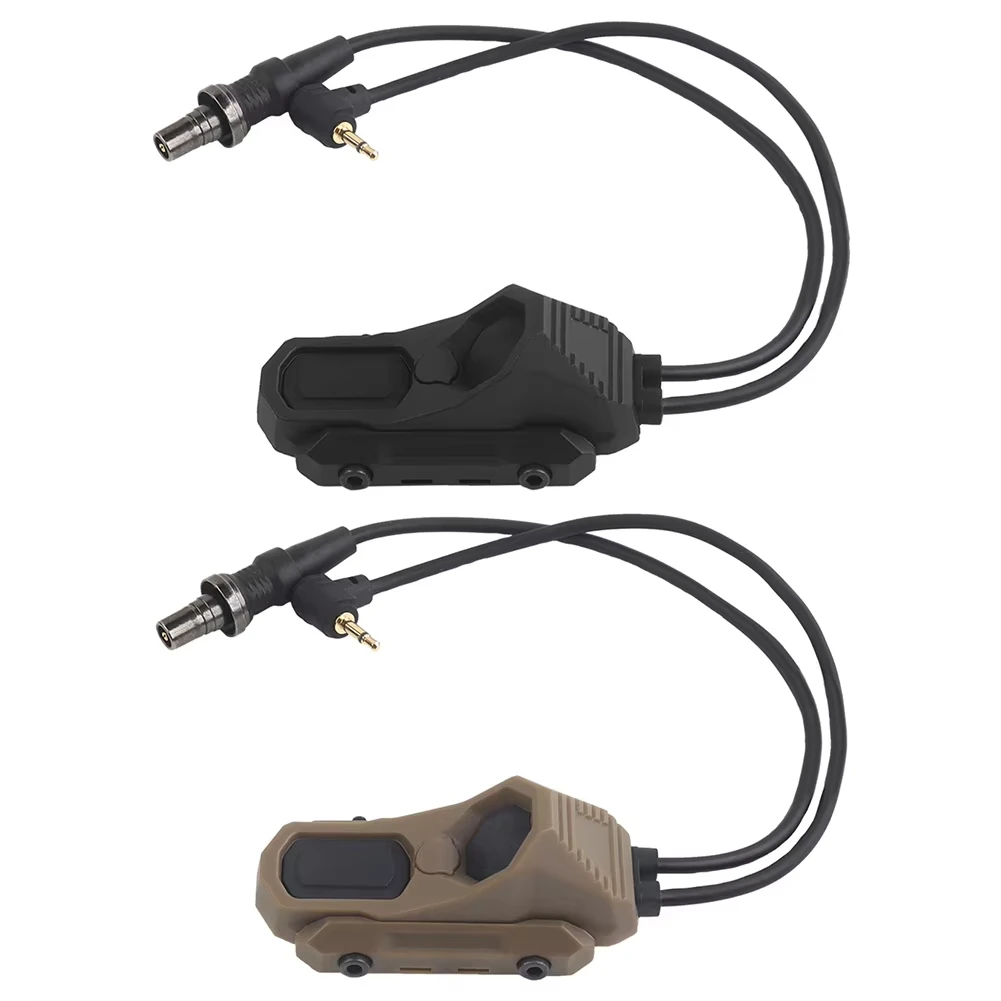 Taktische AXON Remote In-Line Dual Funktion Druckschalter Taschenlampe PEQ NGAL Laser Pushbutton SF/2.5///Kran Stecker