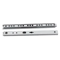 Furniture Drawer Slides Parts 2pcs Cupboard Drawer Kitchen Rail Slides Guide Brand New Fashionable High Quality