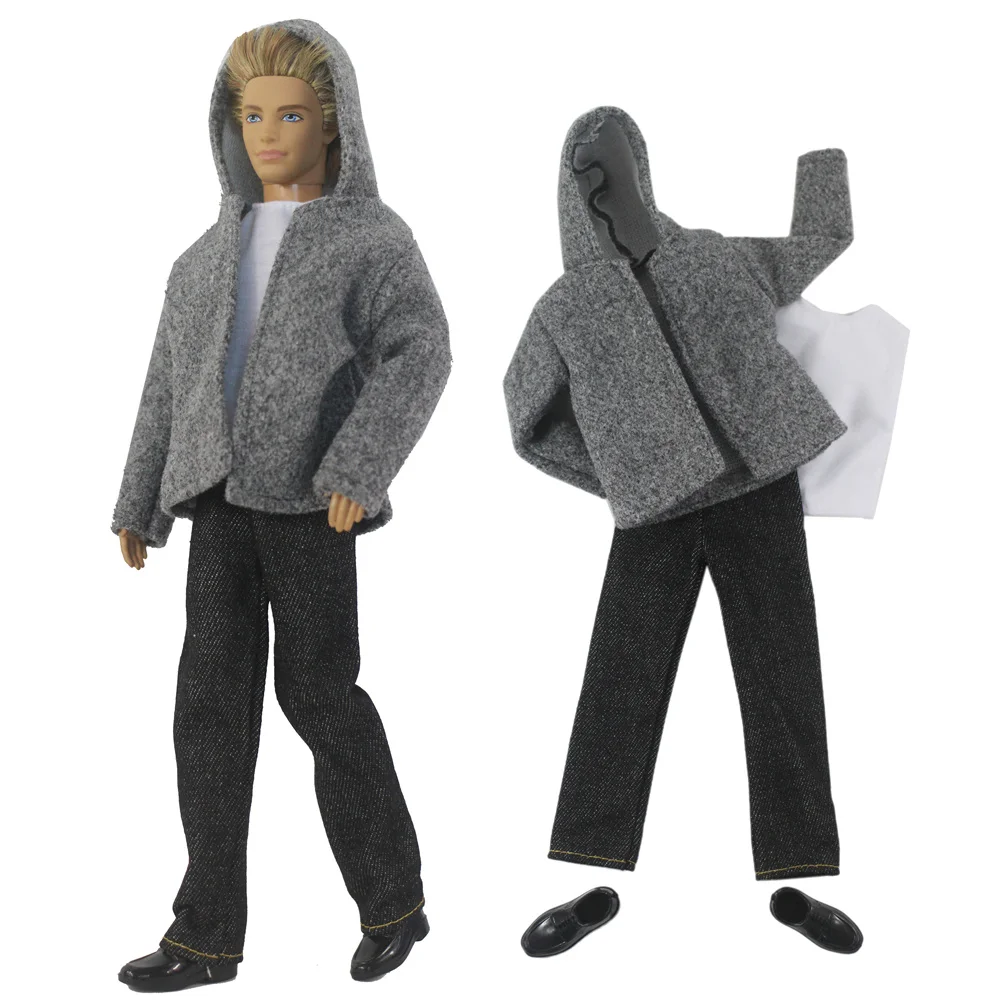 1 Set Puppenkleidung, Denim-Kleidung, Tarn-Outfit für 12-Zoll-Ken-Puppe, viele Stile zur Auswahl, A03 – Detail 8