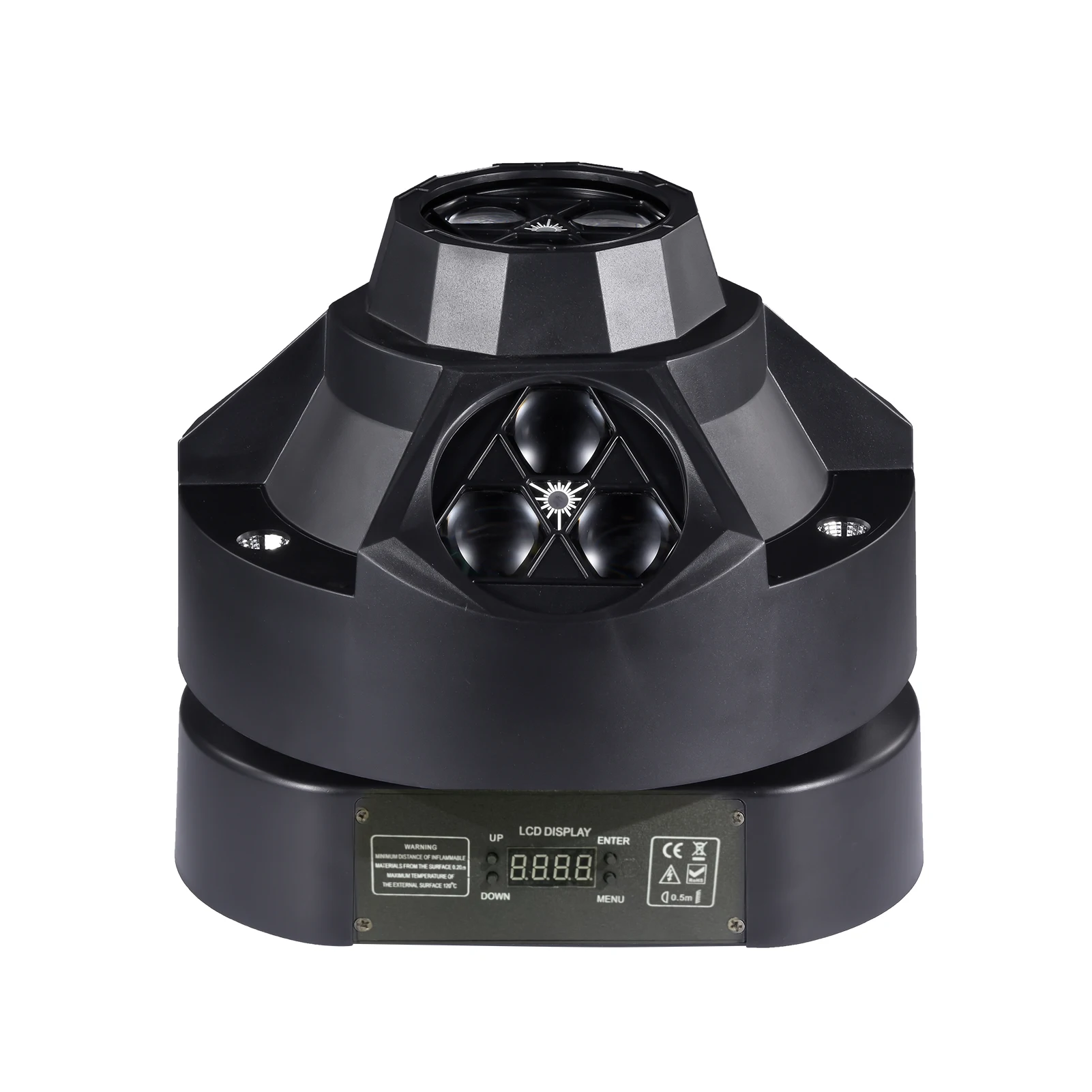 

Профессиональные DJ-светильники с подвижной головкой, 19 вращающихся лучей с управлением DMX, подсветка сцены для дискотеки KTV