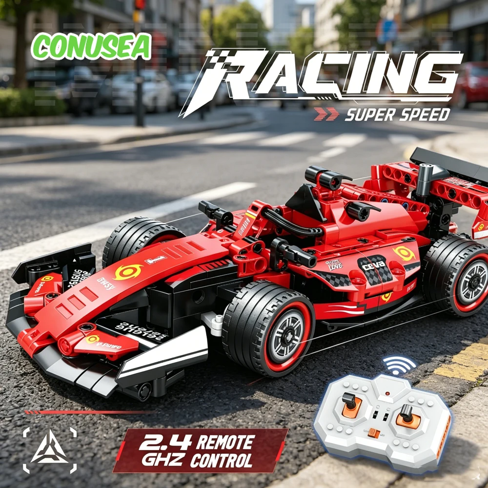 

1/24 Remote Control Sport Car Building Blocks Power RC Racing Vehicle Construction Bricks Assembling Mode Toy for Kids Children