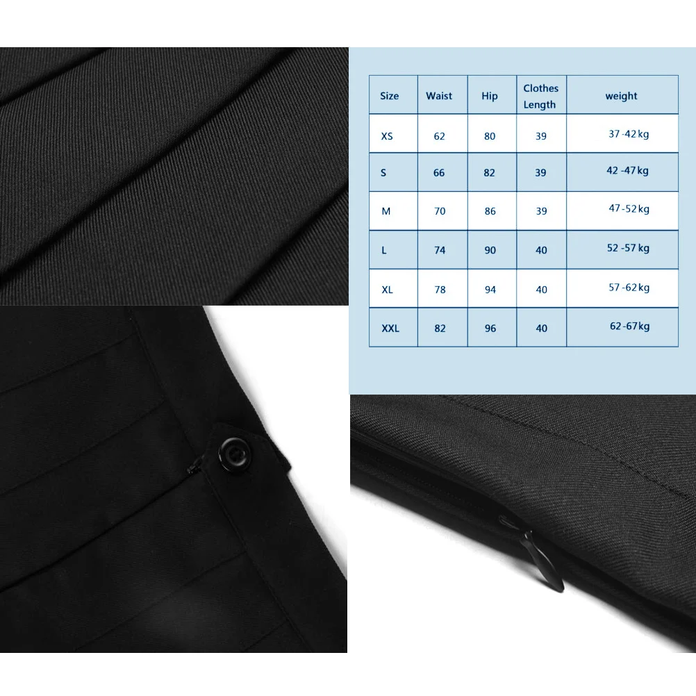 

High Waist Black Tennis Skirt Size Xxl Pleated Short Skirt Lightweight Casual Sports School Dress for Teen